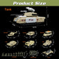 XDUOYJOY Military Tank Toy Sets, Army Toys with 7 Vehicles, Army Men Trucks Helicopter Birthday Gift for Boys Age 4-7, Easy to S