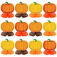 12 Pcs Fall Thanksgiving Pumpkin Honeycomb Centerpiece Fall Party Decoration Orange Gold Pumpkin Table Decoration Autumn Table T