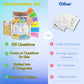 SOUTHLISA Conversation Cards for Kids - 150 Colored Table Topics for Family Fun, Easter Gifts, and Social Emotional Learning Skills