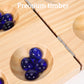 Wooden Mancala Board Game Set Larger Size Mancale Instructions  Portable Travel Board Game for Kids and mature-themeds