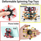 4 Pack Transformable Fidget Spinner Fidget Toys Set, Fidget Spinner Transformable,Sensory Fidget Toys Stress Relief And Anti Anx