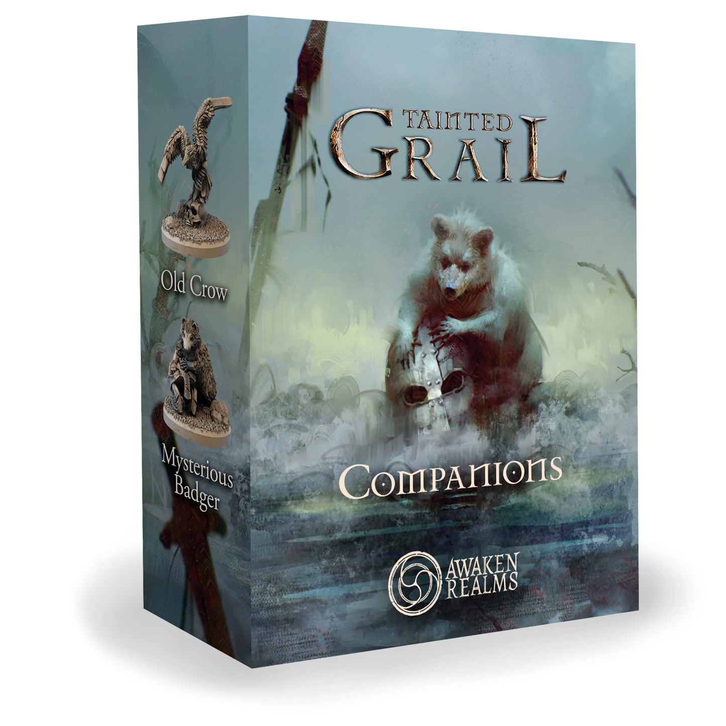 Pegasus Spiele Tainted Grail The Fall Of Avalon Companions Miniatures Component Upgrade - Enhance Your Gameplay With Detailed Miniatures! Ages 14+, 1-4 Players, 2-3 Hour Playtime
