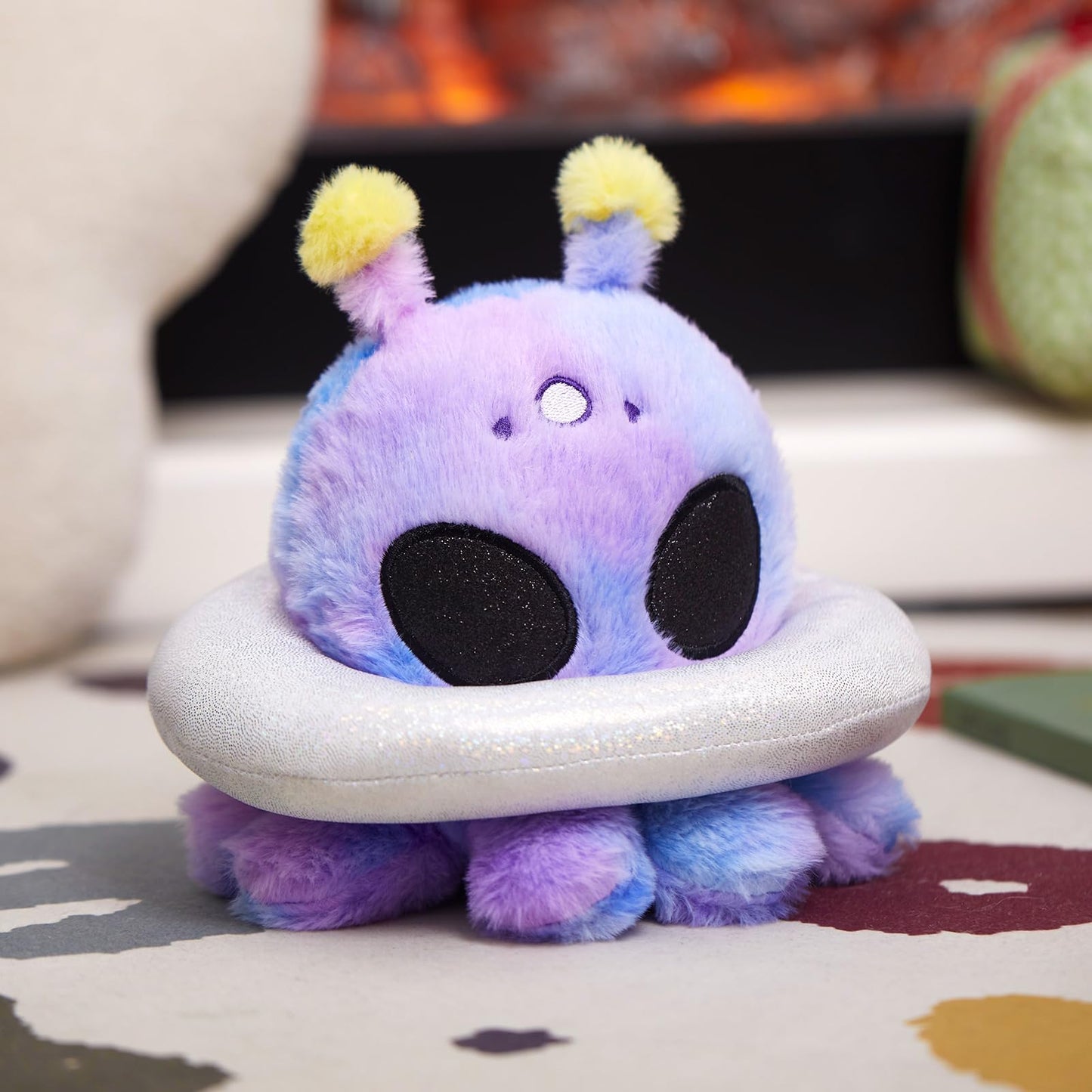 Happyspot Purple Alien Stuffed Animal Plush Toy, Soft Tie Dye Alien Alien Stuffed Toy - Cute Space Creature Plush Toy, Weird Gal