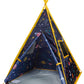 Mountrhino Kids Teepee Tent -44”X44”X61” Large Happy Hut Galaxy Space Kids Tent, Indoor Outdoor Playhouse Tents For Boys And Girls,Kids Indian Teepee Play Tent,Perfect Kid’S Gift