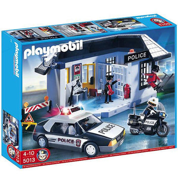 Playmobil Compatible Complete Police Set 5013 - Multi-colored Plastic Toy