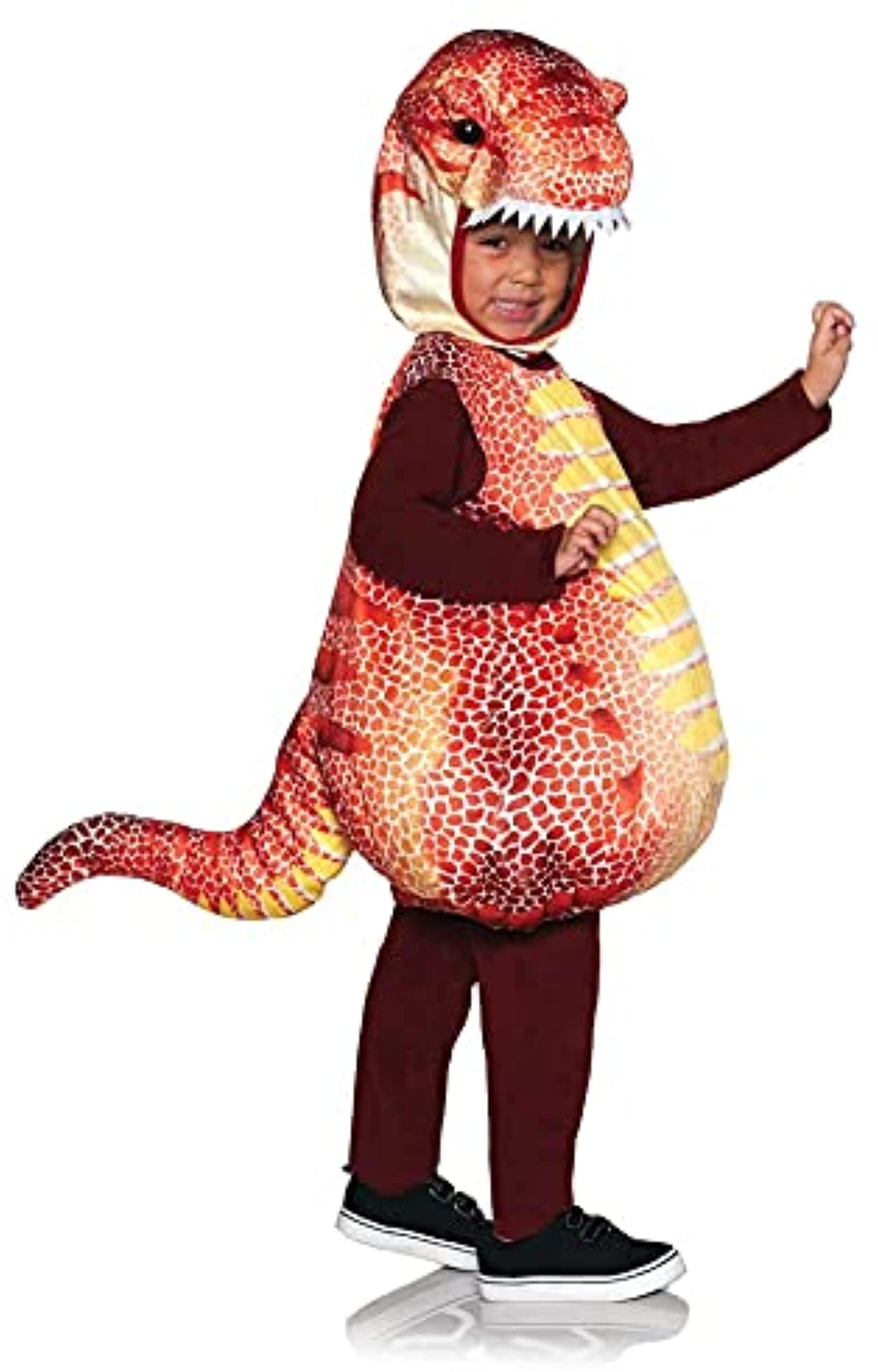 Underwraps Toddler'S Dinosaur Triceratops Printed Belly Babies Costume