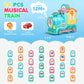 Hot Bee Talking Flash Cards For Toddlers,Learning Toys For 1 2 3 4 5 6 Year Old Boys,Montessori Toys,24-In-1 Multi Musical Train