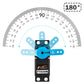 Geekstory Feetech FT5330M 35KG Digital RC Core Servo Motor Waterproof Metal Gear 25T Servo Arm Horn 180 Degree 6V-7.4V for Metal