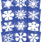 Roylco 1434845 Super Snowflake Stencil, 8 Size