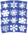 Roylco 1434845 Super Snowflake Stencil, 8 Size