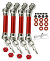 Rcarmumb CVD Drive Shaft Axles Upgrades for 1/10 Granite Senton 3s Blx&Mega550,Vortek 3s Blx,Big Rock v2,4Pcs Front Rear Harden