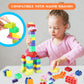 FlatGoat Building Blocks 208 Piece Set Compatible with All Major Brands, Classic Big Bricks for Kids Toddlers, STEM Large Buildi