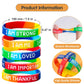 QEERBSIN Inspirational Silicone Wristbands Motivational Quotes Rubber Bracelets Back to School Gift Back To School Gift for Stud