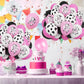Cow Balloons, 12 Inch Pink White Black Cow Print Balloon Colorful Funny Animal Cartoon Pattern Balloons For Girls Cow Theme Part