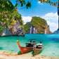 CASTORLAND 1000 Piece Jigsaw Puzzle  Ko Phi Phi Le  Thailand  Asia  Holiday Puzzle  touristic Place  Beach  Ocean Puzzle  mature-themed Puzzle  Castorland C-104154-2