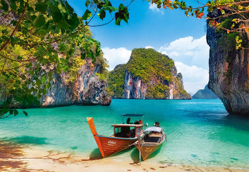 CASTORLAND 1000 Piece Jigsaw Puzzle  Ko Phi Phi Le  Thailand  Asia  Holiday Puzzle  touristic Place  Beach  Ocean Puzzle  mature-themed Puzzle  Castorland C-104154-2