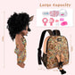 Nice2You Black Baby Doll In Take Along Backpack Carrier, 10In American African Girl Doll For Toddlers And Kids Aged 1-3 2 4 5 Year Old, Backpack For Baby Doll Accessories Storage