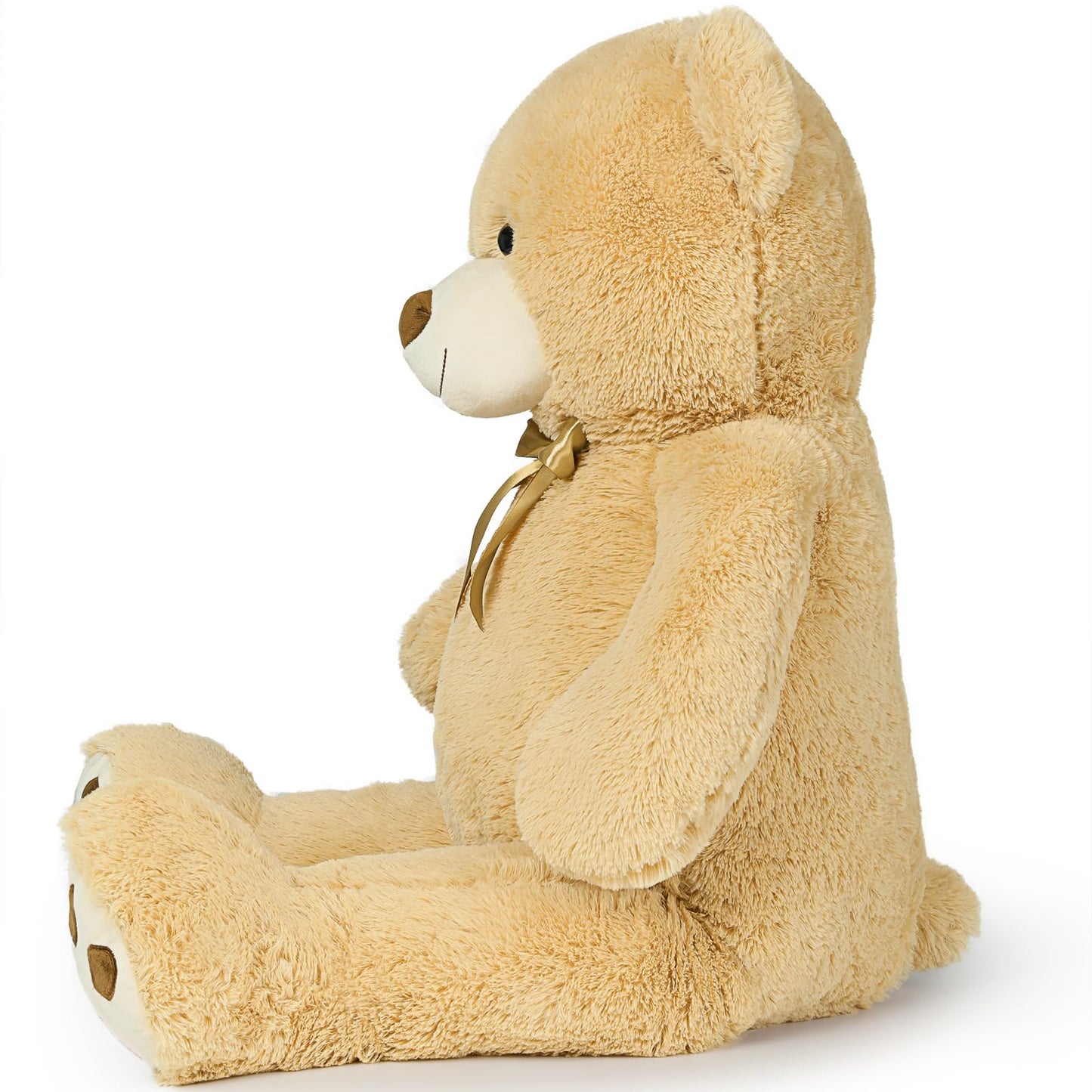 Maogolan Giant Big Teddy Bear Jumbo Stuffed Animal Huge Tan Bear Plush Tan Bear For Girlfriend