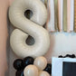 Paticool 40 Inch Beige Number Balloon 8, Large Cream Number Foil Mylar Balloons For Birthday Party Celebration Decorations Suppl