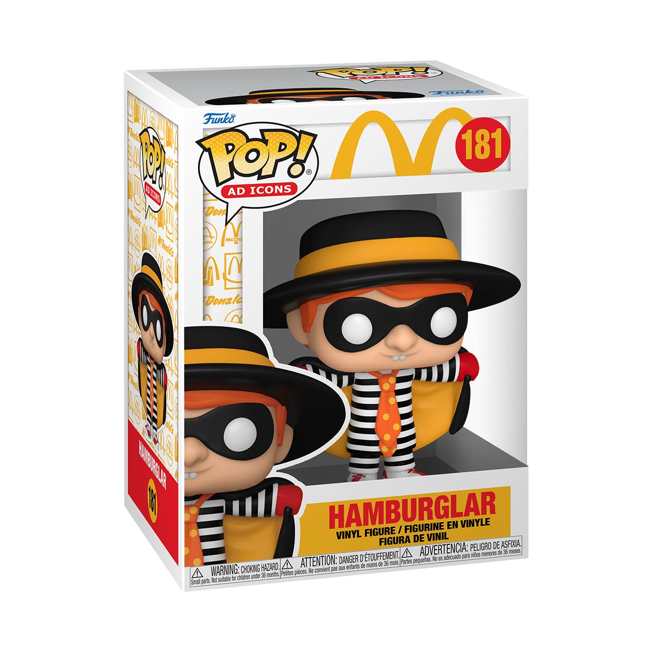 Funko Pop! Ad Icons: Mcdonalds - Hamburglar - Mcdonald'S - Collectable Vinyl Figure - Gift Idea - Official Merchandise - For Kids & Adults - Ad Icons Fans - Model Figure For Collectors
