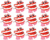 Happy Deals ~ Wind Up Chatter Teeth With Eyes | 12 Pack | 1.75 Inch Chattering Walking Toys