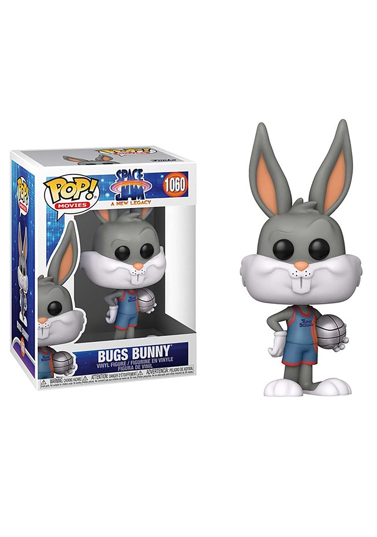 Funko Pop Movies: Space Jam, A New Legacy - Bugs Bunny,Multicolor,Standard,55976