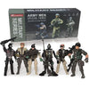 MQSTARSRISE Army Men Action Figures  Army Soldiers Toys for Boy Army Playset Military Playset with  Accessories Army Toy Christmas Gfit for Toddler 3+