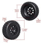 GoHobby Pre-Glued RC SC Tires Wheels for Traxxas Slash 2WD Vxl 4x4 Redcat Blackout XTE TR10, Losi 22S SCT RC Short Course Truck