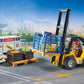 Playmobil Forklift Truck with Cargo, 22x9x20 cm, Plastic, Multicolor, Model 71528