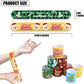 FOIMAS 48pcs Christmas Slap Bracelets,Xmas Santa Reindeer Snap Bracelet Wristband for Kids Christmas Stocking Stuffer Bag Filler