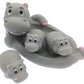 Playmaker Toys Rubber Hippo Famplaymaker Toys Rubber Hippo Family Bathtub Toy Pals Also A Great Pet Dog Toy Setily Bathtub Toy P