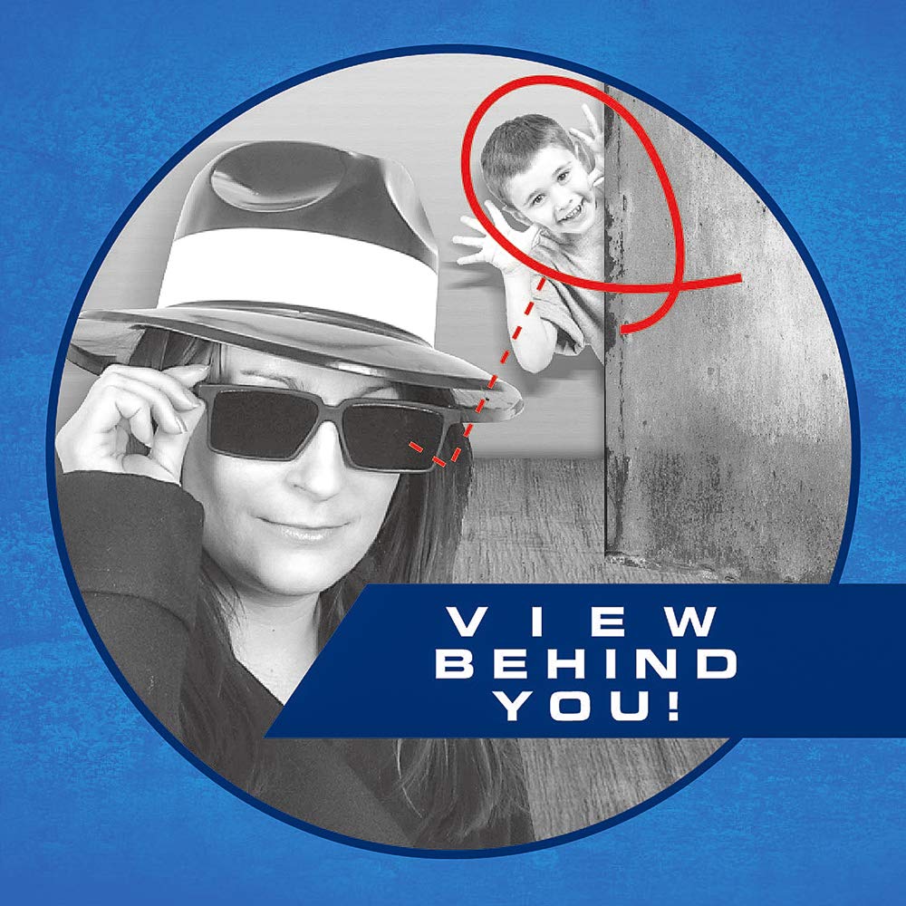 Zugar Land Top Secret Spy Glasses For Kids - Rear View Sunglasses. View Behind You! Detective Gadget. Perfect Party Favors. (1 Pack)
