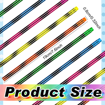 Outus Color Changing Mood Pencils, 2B Thermochromic Assorted Colors, Fun for Kids, 240 Pieces, Perfect for Parties and Gifts