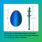 Zhebag 3D Printed Dragon Egg, 3D Printed Articulated Dragon Eggs With Dragon Inside, Crystal Dragon Fidget Toy, Adults Fidget To