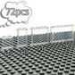 Zhx 72Pcs Clear Transparent Window House Building Brick Toy Classic Flat Plates Pieces And Parts Block Compatible With Major Brands (White Mix)