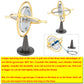 DjuiinoStar Heavy Duty Gyroscope (CNC Machined Solid Steel Rotor): Stable&Robust (Pass 2nd Floor Drop Test); Long Spin Time (More Tricks); enhanced Fidget Toy  Magic Anti-Gravity Gear DG-5PROLite-03