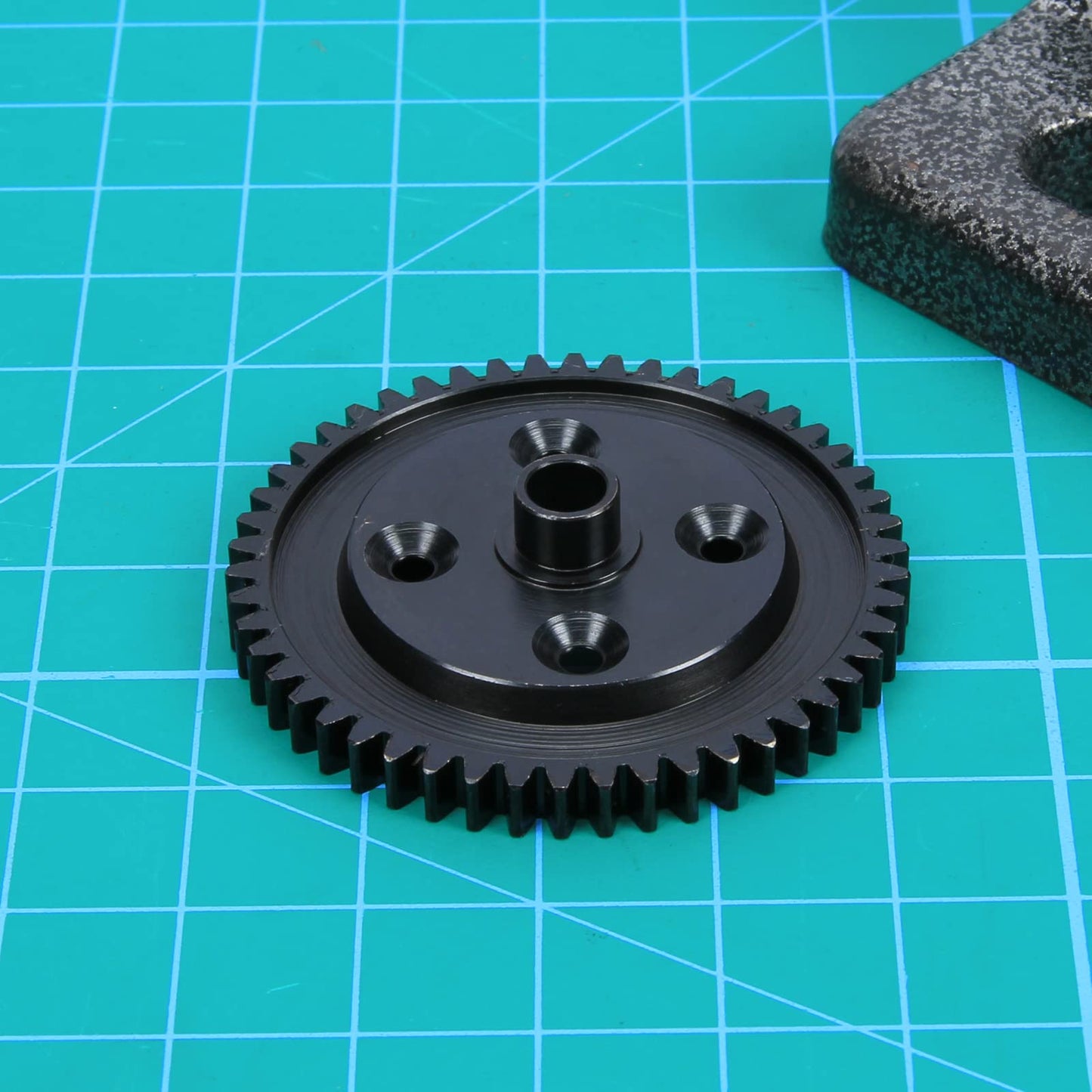 RCAWD 40CrMo Steel Spur Gear 50T Plate Diff Upgrades for ARRMA 6S, 1/7 Fireteam, Mojave 6s & Roller, 1/8 Kraton Notorious Outcas