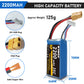 MVMOD 3S LiPo Battery with Charger Kit, 2200mAh 11.1V 35C Lipo Battery with XT60 Connector for RC Airplane RC Quadcopter Helicop