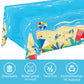 Beach Theme Party Supplies Summer Pool Disposable Tablecloth Plastic Waterproof Table Cover for Hawaiian Party Birthday Decorati