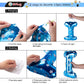Hiparty Birthday Banner, 3D Mylar Foil Happy Birthday Balloons, 24Pcs Birthday Party Decorations With 6Pcs Star Balloons For Men