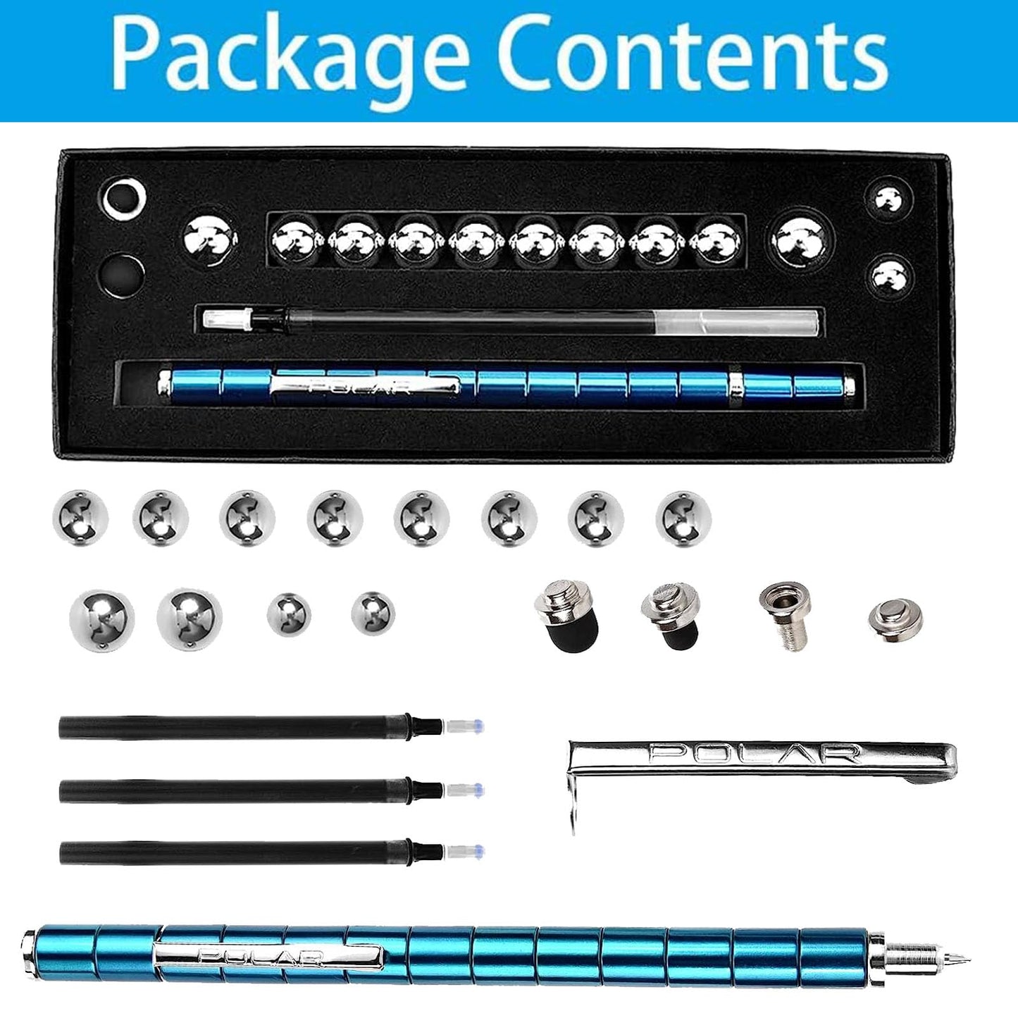 WQWQUU Fidget Pen,Magnetic Pen, Decompression Magnetic Fidget Toy Pen, Magnet Pen Fidget Toy Relieve Pressure Novel Toy Gifts fo