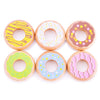New Classic Toys 10629 Wooden Pretend Play Kids Donuts Set Cooking Simulation Educational Color Perception Toy for Preschool Age