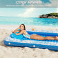 Jasonwell Inflatable Tanning Pool Lounger Float 4 in 1 Sun Tan Tub Sunbathing Lounge Raft Floatie Toys Water Filled Bed Mat Pad for Kids mature-themed Blow Up Kiddie Ball Pit Pool (XL)