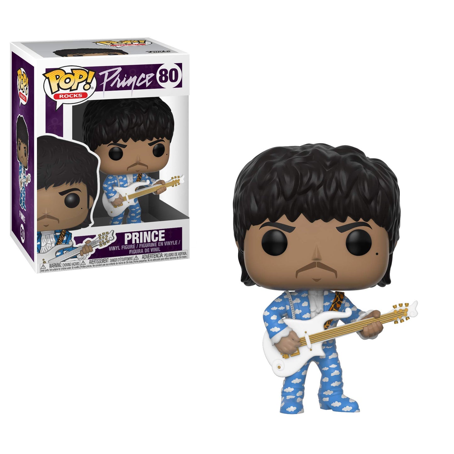 Funko Pop Rocks Prince Figure - Multicolor Vinyl, Model 32248, Standard Size, Around The World in A Day Edition