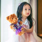 Set Of 2 Summer Teddy Bear Clothes Cap & Gow Outfit Fits Make Your Own Most 14' - 18' Bear Plush Stuffed Animal Outfit Pet Dog Doll Cap And Gown Build A Bear Clothe(Mermaid Style, Fit 14'-18')