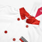 Relibeauty Kids Chef Costume Set For Kids Boys Girls Role Play With Detachable Apron, 150 White