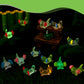 Ggstddup 29 Pcs Luminous Mini Resin Axolotl Glow In The Dark Little Tiny Resin Figurines Axolotl Bulk For Diy Garden Dollhouse B