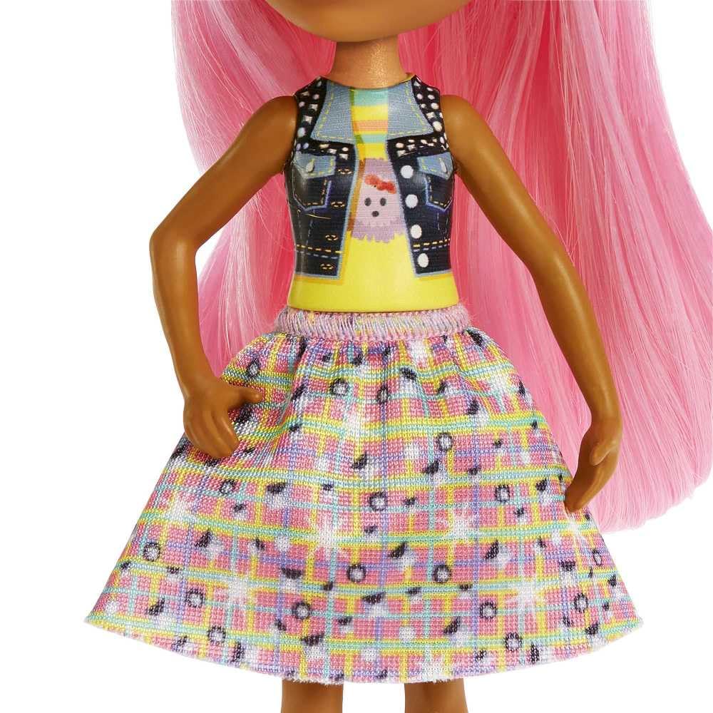 Enchantimals Dolls, City Tails Hensley Hedgehog Doll And Spiney Friend Figure, Small Doll With Removable Skirt And Accessories, Gifts For Kids, Hkn13