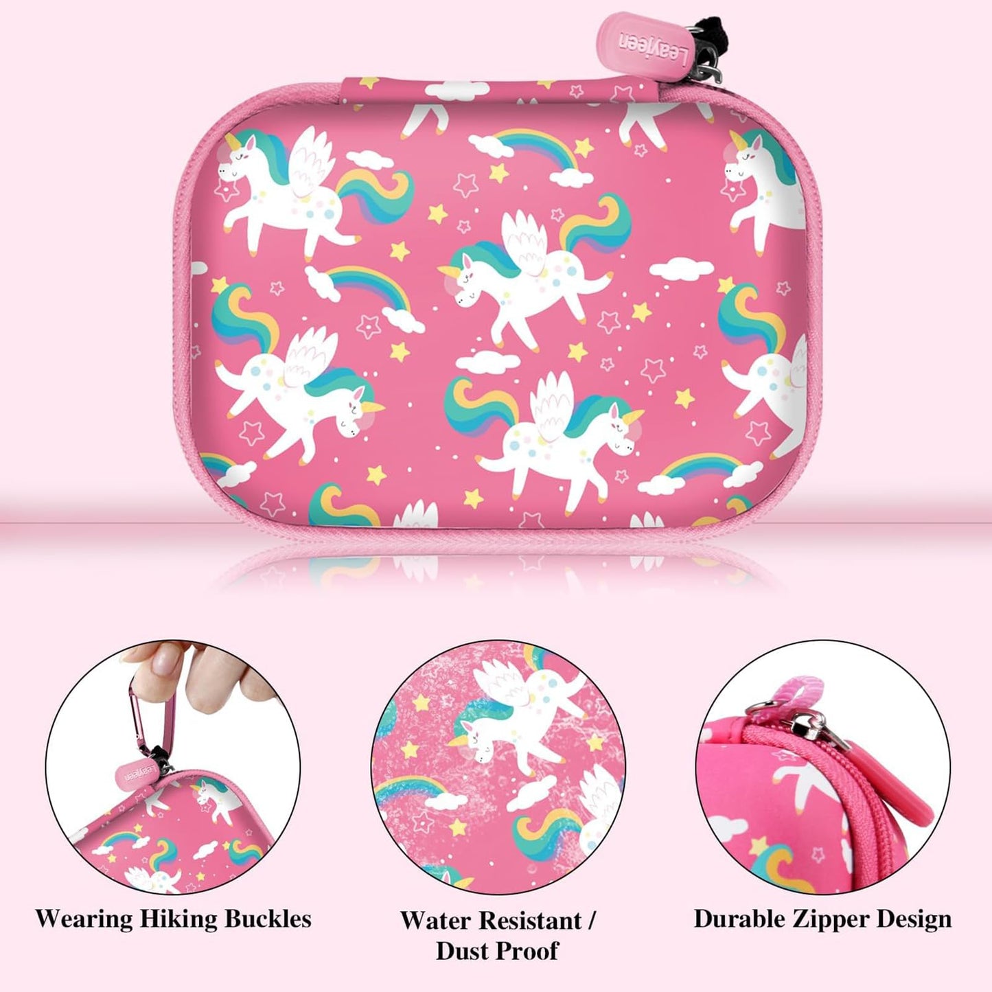 Leayjeen Kids Camera Case Compatible With Goopow/Mgaolo/Cimelr/Seckton/Ozmi/Dylanto Kids Camera Toys And Children Digital Video