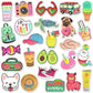 Summer Beach Kids Stickers For Water Bottles Waterproof Stickers Cute Girl Stickers For Hydroflask Computer Stickers For Girls(5